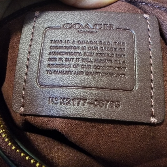 Coach Tammie 2Way Satchel, Red, 2021, EUC - Picture 7 of 9